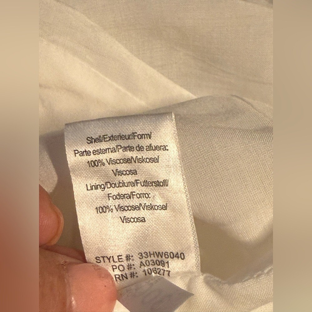 Hale Bob Hania Printed Mini Dress XS Black White Boho Viscose - Picture 11 of 11